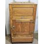 Antique Oak Ice Box 24x16.5x43"H