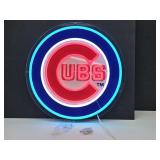 New Cubs LED Sign 14" Diameter