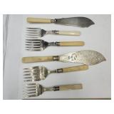 VTG Fancy Serving Utensils- Knives & Forks