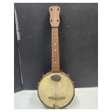 VTG Banjo Ukelele 7 x 20" Bird