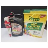 Almost Full Preen, Half Full Weed & Grass Killer