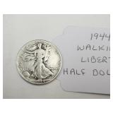 1944 Silver Walking Liberty Half Dollar Coin