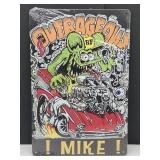 New Rat Fink Metal Sign 8" x 12"