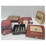 Lot Of Cigar Boxes