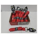 14 Red Adj Adidas Youth Baseball Belts 18 - 32"