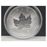 1 Oz 2002 Canada $5 Silver Maple Leaf Coin