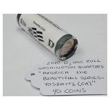 2010-D UNC Roll Of 40 Quarters