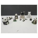Panda Bear Collection up to 5 3/4"H