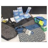 4 New Cooler Bags W Ice Packs