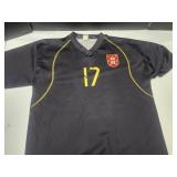 Sz L Ronaldo #17 Soccer Jersey