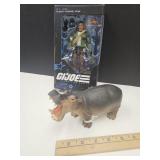 GI Joe Action Figure Toy & Germany Rhino