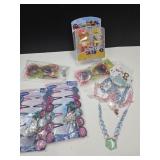 Muppet FOZZIE & Frozen Barrettes & Disney Glasses
