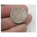 1864 Two Cent Piece Coins
