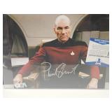 Signed Patrick Stewart Beckett COA