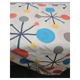 Modern Retro Style Shower Curtain