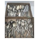Lot Of Silver Plate Utensils