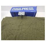 Muncie Evening Press Box & Military Wool Blanket