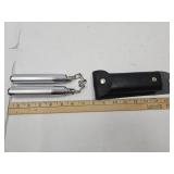 Collapsible metal Nunchucks in Pouchi