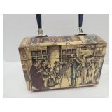 Vintage Martha Wooden Purse 8 3/4" W