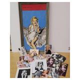 Marilyn Painting by Tony Williams & Cards & Pics