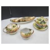 Noritake Cream, Sugar, Spoon,+