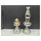 VTG Oil Lamps & 1 Chimney, & Insulators