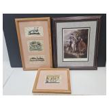 The Last Meeting Print & Egyptian Framed Art