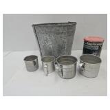 Galvanized Pal, Aluminum Mugs, & Puzzle