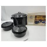 Sierra Camping Cooking Set in box & Canning Pans