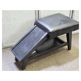 Modern Shoe Shine Stool  12" x 14" H