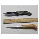 Mossy Oak Pocket Knife & Filet Knife See Name