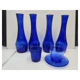 Cobalt Blue Vases & Candleholders