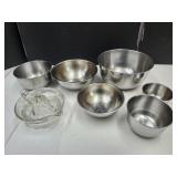 Stainless Steel Bowls up to 9"W & Juicer