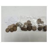 50 Wheat Pennies- 1940