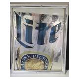 Miller Lite Framed Mirror