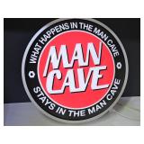 Man Cave Lighted Sign Works