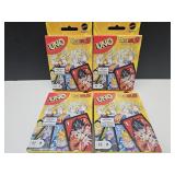 4 Dragon Ball Z Uno Cards