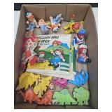 Raggedy Ann & Flintstone Toy Lot