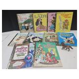10 Vintage Children- Little Golden Books