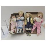 Lot Of Pretty Porcelain Dolls
