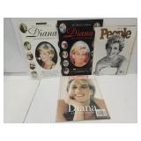 4 VTG Princess Diana Tribute Magazines