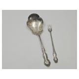 Sterling Silver Serving Spoon & Fork See Weight