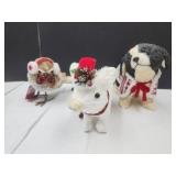 Holiday Critters-8 1/2" Puppy, Bird, & +
