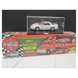 Camaro 55 Toy Car & Coca Cola NASCAR Carrier