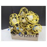 Lg Lot of Shop Lights w Cages