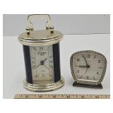 Vintage Elgin Alarm Clock 3"  & Caterberry Hill