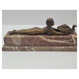 Art Deco MVM Marble Insense Burner 15.5" L