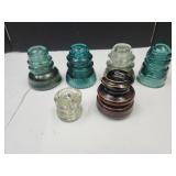 VTG Glass Insulators see Cond.& Table Lamp