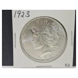 1923 Silver Peace $1 Coin