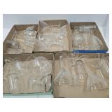 Large Lot Of Wine Glasses & Clear Stimware